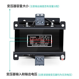 Tengen 3000VA หม้อแปลงควบคุมการแยกเฟสเดียว380V ถึง220V 24V เลือกแรงดันไฟฟ้าได้ - Product Image 4