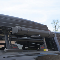 Tente de toit rigide pour voiture 4x4, imperméable, pour le camping en plein air, ouverture latérale, avec pare-soleil