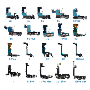 Mobile Phone Spare Parts 5 6 6S 7 8 Plus Charger Dock Connector Flex Cable Charging for iPhone X Xr Xs 11 12 13 mini 14 Pro Max