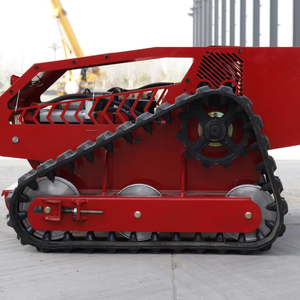 रबर क्रॉलर रोबोट पेट्रोल स्व चालित उद्यान रिमोट कंट्रोल लॉन घास काटने की मशीन के साथ बिक्री के लिए बर्फ ब्लेड - Product Image 4