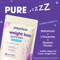 Gummies amaigrissantes pour adultes PEEDOO OEM, brûleur de graisse naturel de nuit, ventre plat, faible teneur en glucides, certifié HACCP, compléments vitaminiques