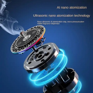 Luxury Car Fragrance Machine Portable Smart Fresh-Air 50ml Capacity Waterless Aromatherapy <b>Diffuser</b> Color Changing <b>LED</b> 1 Year - Product Image 6