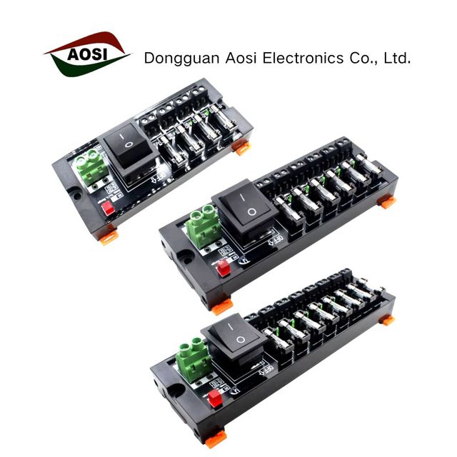 AOSI DC Fuse Distribution Module 4-16 Channels | Expand  Power Box Outputs | Short Circuit Protection Connector