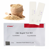 Kit de test rapide Fumonisine B1 (FB1) certifié CE, bandelettes de test vétérinaire pour la détection des mycotoxines dans les aliments pour animaux et les céréales, pour usage commercial et domestique