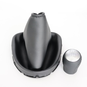 Leather Gear <b>Shift</b> <b>Knob</b> Cover For Nissan Qashqai 6 Speed Manual Transmission Ergonomic Design - Product Image 5
