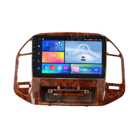 MeiHua Cadre DVD de 10.1 pouces pour Mistubisdhi Pajero V73 V60 V68 2004-2011 Panneau de modification du lecteur DVD en bois ABS