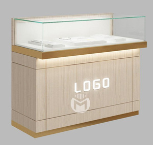 Factory direct sales simple and exquisite jewelry display cabinet glass perfume display cabinet sales cabinet