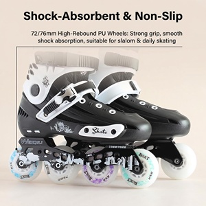 Patins à roulettes professionnels avec roues lumineuses pour tous les niveaux, du débutant au niveau avancé - Product Image 4