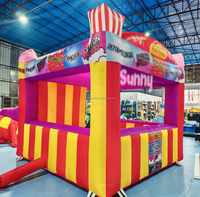 Puesto de Venta Inflable Portátil Personalizado Tipo Oxford para Carnaval, Kiosco para las Cuatro Estaciones en Venta