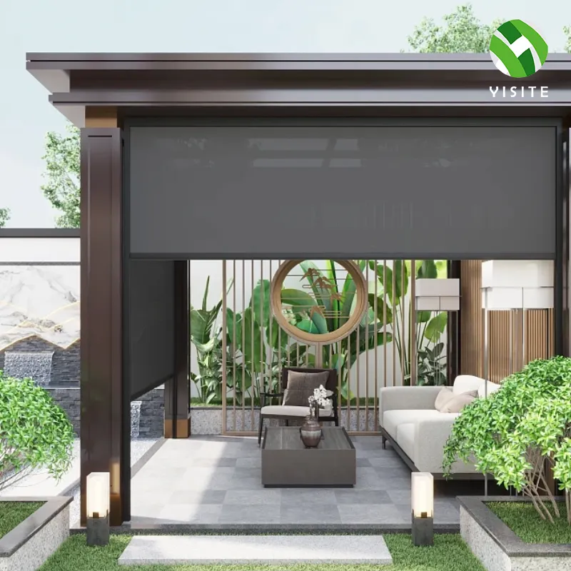 YST工場による粉体塗装屋外ガーデンモダンガーデンエリア屋外カスタマイズ温室の最新デザイン