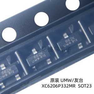 Umw Xc6206p332mr Sot-23 3.3V 0.5A ชิปควบคุมแอลดีโอ - Product Image 1