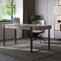 Bureaux et chaises de bureau modernes en pierre, style italien minimaliste, durables et sains, pour usage domestique et commercial