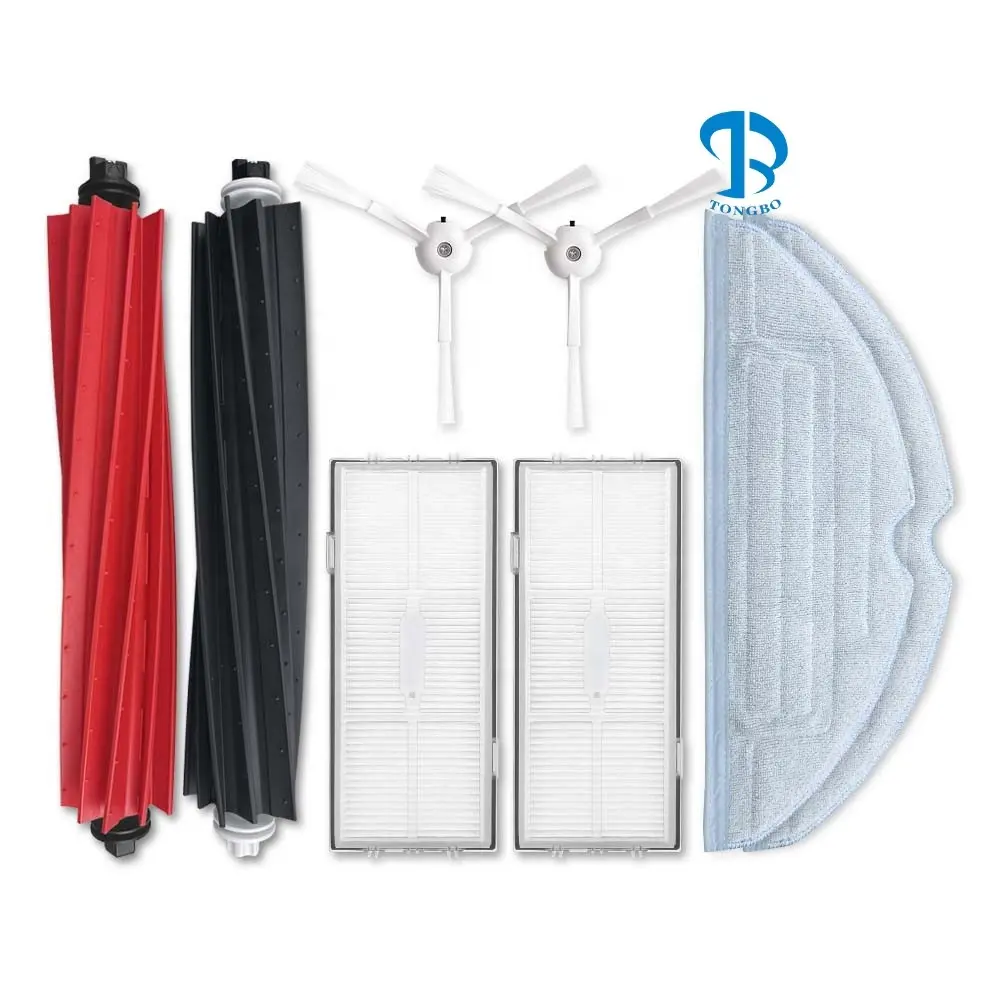 Main Brush Side Brush Hepa Filter Mop Cloth Replacement Kit For Xiaomi Roborock S8 S8 Plus Vacuum Cleaner Accessories