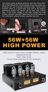 Premium MONA KT88 Buizenversterker 2.0 Kanaals Fiber/Coax/USB/DAC Decodering Multifunctionele Versterker Zuivere Buizen Fabrieksdirect - Product Image 3