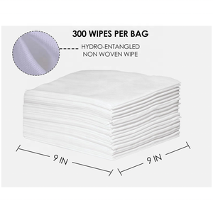 Lingette non tissée polycellulose non stérile, sans peluches, pour salle blanche, 45% polyester et 55% cellulose - Product Image 2