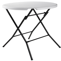 Table pliante en acier plastique pour jardin extérieur