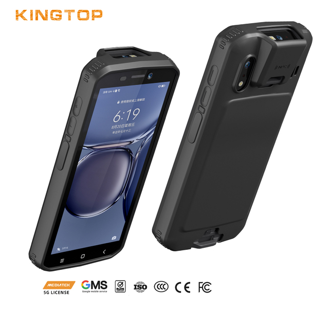 Android 14 Handheld PDA 4GB 64GB 5.45" 2D Barcode Scanner IP67 Rugged Terminal NFC 5000mAh for Warehouse Inventory Management
