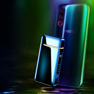 Laser Inframerah Tanpa Api Sensor Plasma Tahan Angin Ringan Luar Ruangan Elektronik USB Rechargeable Arc Lighter