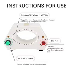 Chuyên Nghiệp Trọng Lượng Nhẹ Thép Không Gỉ Đồng Hồ Cơ Khí <span class=keywords><strong>Demagnetizer</strong></span> Cho Đồng Hồ Sửa Chữa Và Điều Chỉnh - Product Image 3
