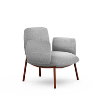 Canapé modulaire en tissu KOHO Original Design avec fauteuil arrière, idéal pour réunion, bureau, réception, chaise individuelle, mobilier pour projets.