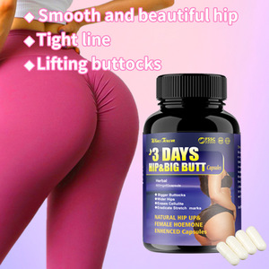 Capsules OEM Premium pour l'amélioration des fesses, résultats en 3 jours, lifting des hanches et des fesses, croissance des fessiers, raffermissement, non destiné aux femmes enceintes, 60 capsules - Product Image 6