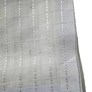 ผู้ผลิตจัดหาราคาถูกม่านบังแสงปักม่าน Jacquard สําหรับห้องนั่งเล่น