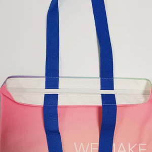High Quality Recycled Canvas Tote <b>Bags</b> Custom Canvas Tote <b>Bag</b> Full Print Tote <b>Bag</b> <b>Foldable</b> Cotton <b>Bags</b> with Handle for Promotion - Product Image 2
