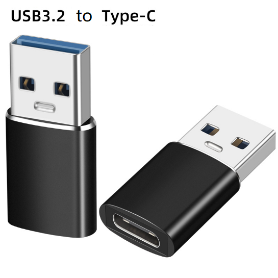 USB to Type C Adapter 3.2A Male to C Female Converter Fit for Android IOS Charging Adapter