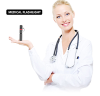 Mini lampe torche LED ultra-compacte, lampe stylo tactique de poche, rechargeable USB, en aluminium, 3500LM, pour infirmières et usage médical