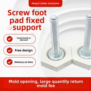 Điện trở Nitrile cao su/Nitrile cao su/EPDM cao su cố định hỗ trợ cơ sở cho máy giặt vít chân Pad sản phẩm cơ khí - Product Image 3