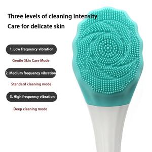 Cepillo Corporal Eléctrico de Diseño Elegante, Cepillo de Baño para Limpieza Profunda, Cepillo de Ducha de Silicona con Masaje Eléctrico para el Cuidado de la Piel - Product Image 4