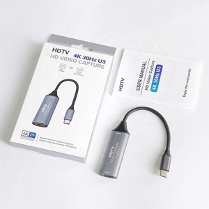 2 in 1 USB 3.0 Type-c 4K HDTV Audio Video Capture Card Recorder <strong>TV</strong> Live Streaming - Product Image 5