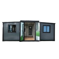 Maison conteneur extensible Shinestone, maisons mobiles, maison pliable extensible, maisons préfabriquées modulaires, maison préfabriquée