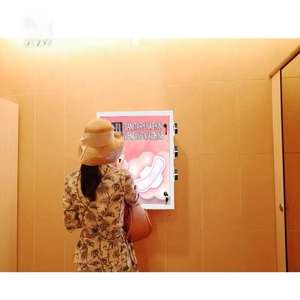 ตู้จำหน่ายสินค้าอัตโนมัติแบบติดผนังขนาดเล็กสำหรับผ้าอนามัย ถุงยางอนามัย <span class=keywords><strong>ผ้า</strong></span>ขนหนู ทิชชู่ - Product Image 6