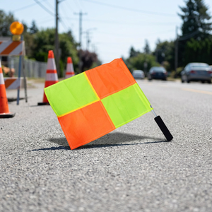 <b>Linesman</b> <b>Flag</b> with Aluminium Shaft - Product Image 3