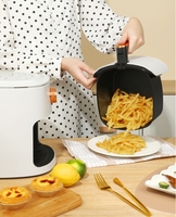 4L Mécanique Multifonctionnel Automatique Sans Fumée Ménage Numérique Nouvelle Friteuse À Air Machine