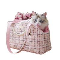Luxe Fleur Imprimer Pet Carriers Japonais Coréen Royaume-Uni Canada USA Brasil Eu Zipper Voyage Marche Sac À Dos pour Chat Chien Transportant