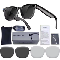Lunettes intelligentes CY01 avec caméra 8MP 1080P, lunettes intelligentes avec caméra vidéo, affichage, matériel AI, lunettes intelligentes AR