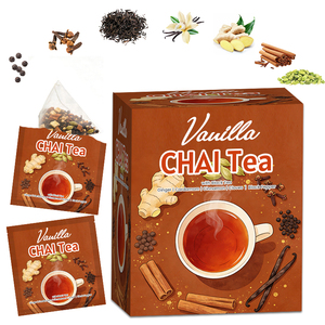 Té Chai con especias OEM ODM, té negro con jengibre, <span class=keywords><strong>cardamomo</strong></span>, canela, vainilla orgánica. - Product Image 1