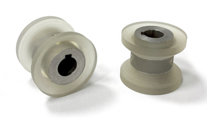 Polyurethane cao su tráng Con lăn OEM Silicone con lăn với vòng bi độ cứng 50-90a Con lăn cho máy móc dệt - Product Image 2