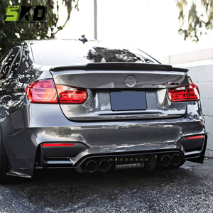 BMW F80 M3 F82 M4 2014〜2020ドライカーボンファイバーPSMタイプボディキットリアディフューザー用リアディフューザー - Product Image 4