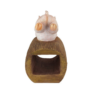 Nanwei Résine Jardin Décoratif <span class=keywords><strong>Cochon</strong></span> Statue Gouttière Descente Extension avec Peint Ornements Résine Artisanat Figurine Modèle <span class=keywords><strong>Peinture</strong></span> - Product Image 4