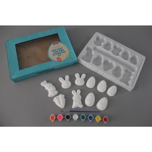 Easter <b>Rabbit</b> Plaster Doll Coloring <b>Toys</b> DIY Graffiti Set <b>for</b> Children's Intellectual Development Model Coloring - Product Image 2