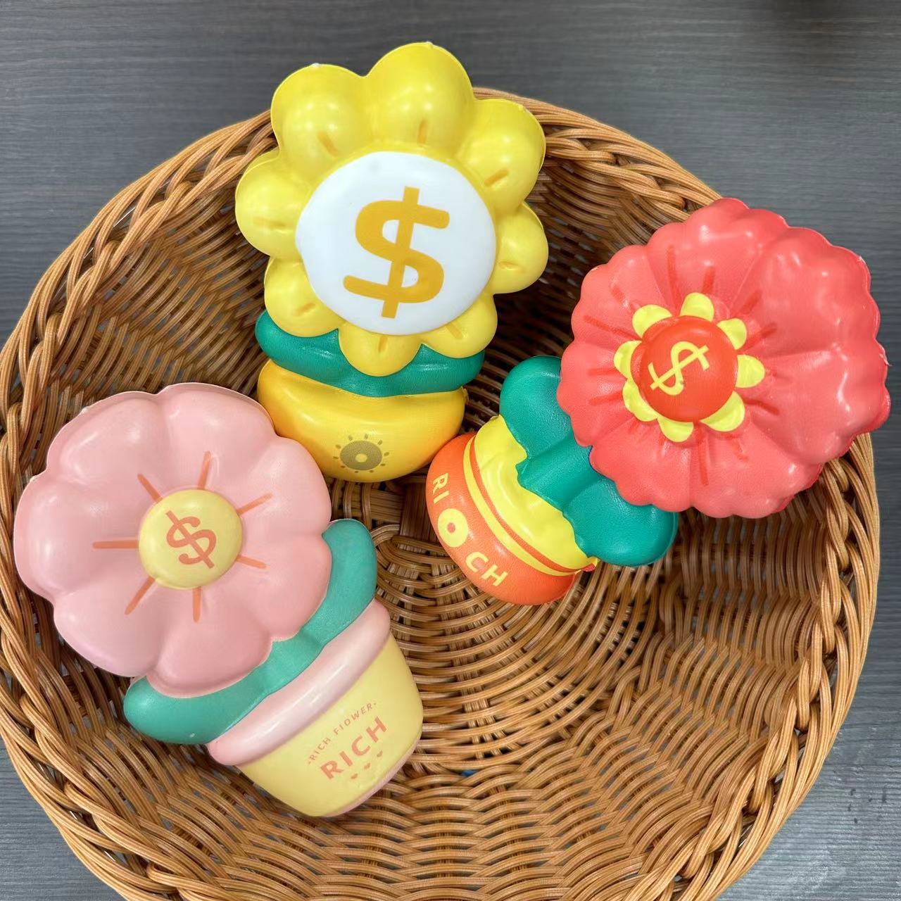 20496-Fleur en pot [couleur mixte]