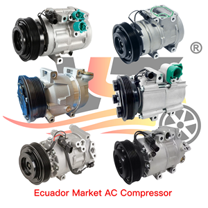 Compressore AC 12V <span class=keywords><strong>Serie</strong></span> ALL per Aria Condizionata Auto, Compatibile con Hyundai Santa /Toyota Chevrolet Aveo, Compressore 24V AC - Product Image 5