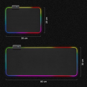 사용자 정의 크기 빈 마우스 패드 XXL 애니메이션 마우스 패드 rgb Mousemat - Product Image 3
