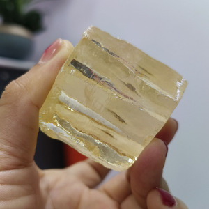 Circonia Cúbica en Bruto Sin Cortar de Color Amarillo Claro, Material de Piedra Preciosa de Circonia Cúbica Suelta para la Elaboración de Joyas - Product Image 6