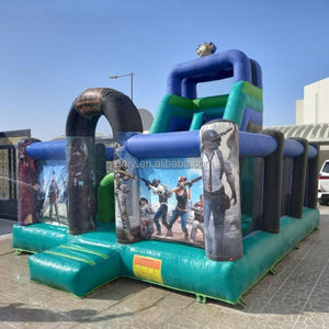 Tobogán Inflable Comercial Tipo Jungla, Pulapula para Niños, Castillo Inflable con Soplador - Product Image 6