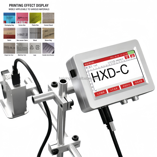 TIJ Thermal Online Inkjet Printer 600DPI High Resolution Expiry Date Batch Code QR Code Printing Machine for Production Line