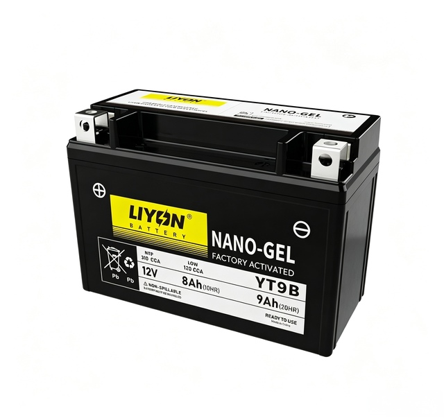 Sealed VRLA AGM Motorcycle Starter Battery 12V 8Ah  12Ah 18Ah 20Ah 350-600CCA for Cruiser Sport Big Bikes Replacement Battery